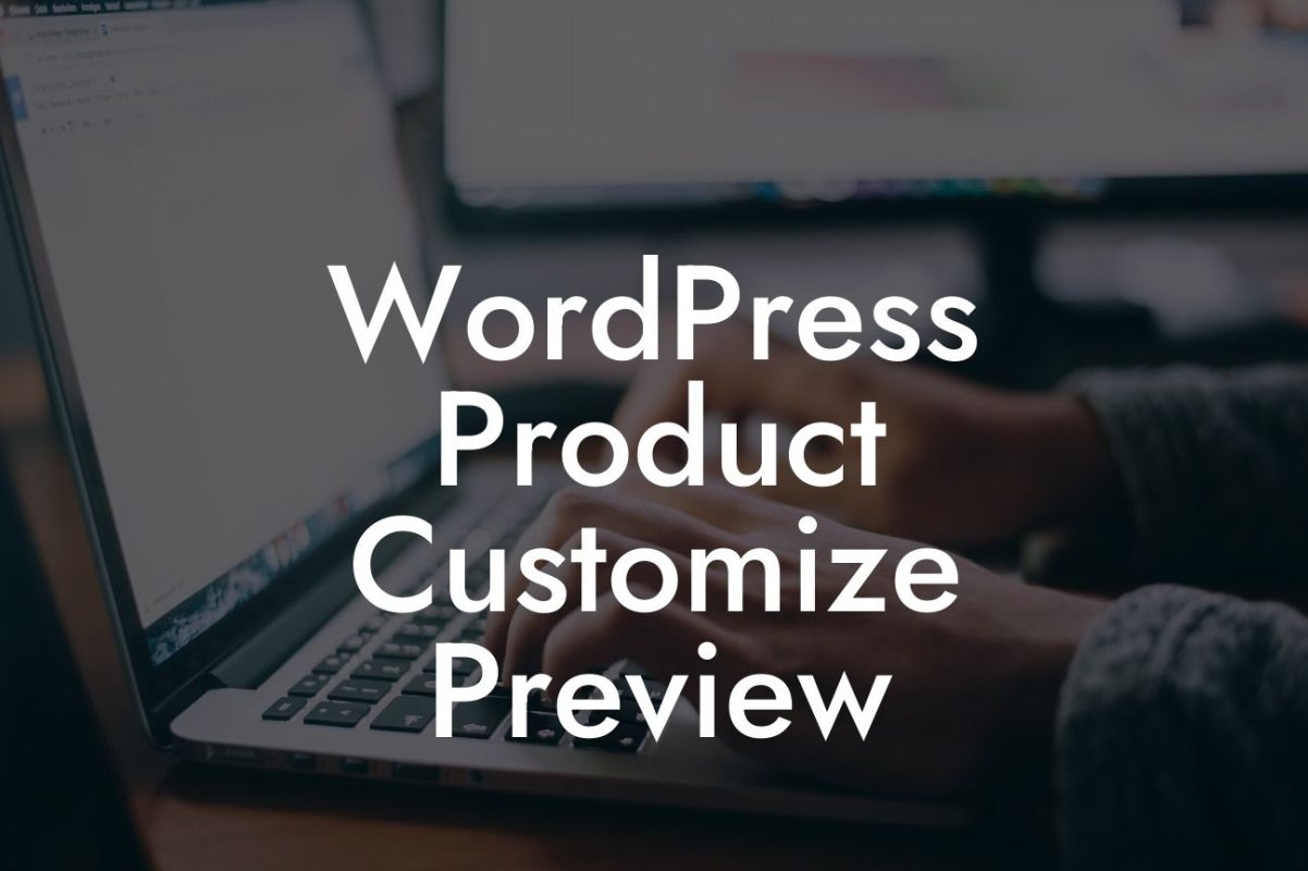 WordPress Product Customize Preview