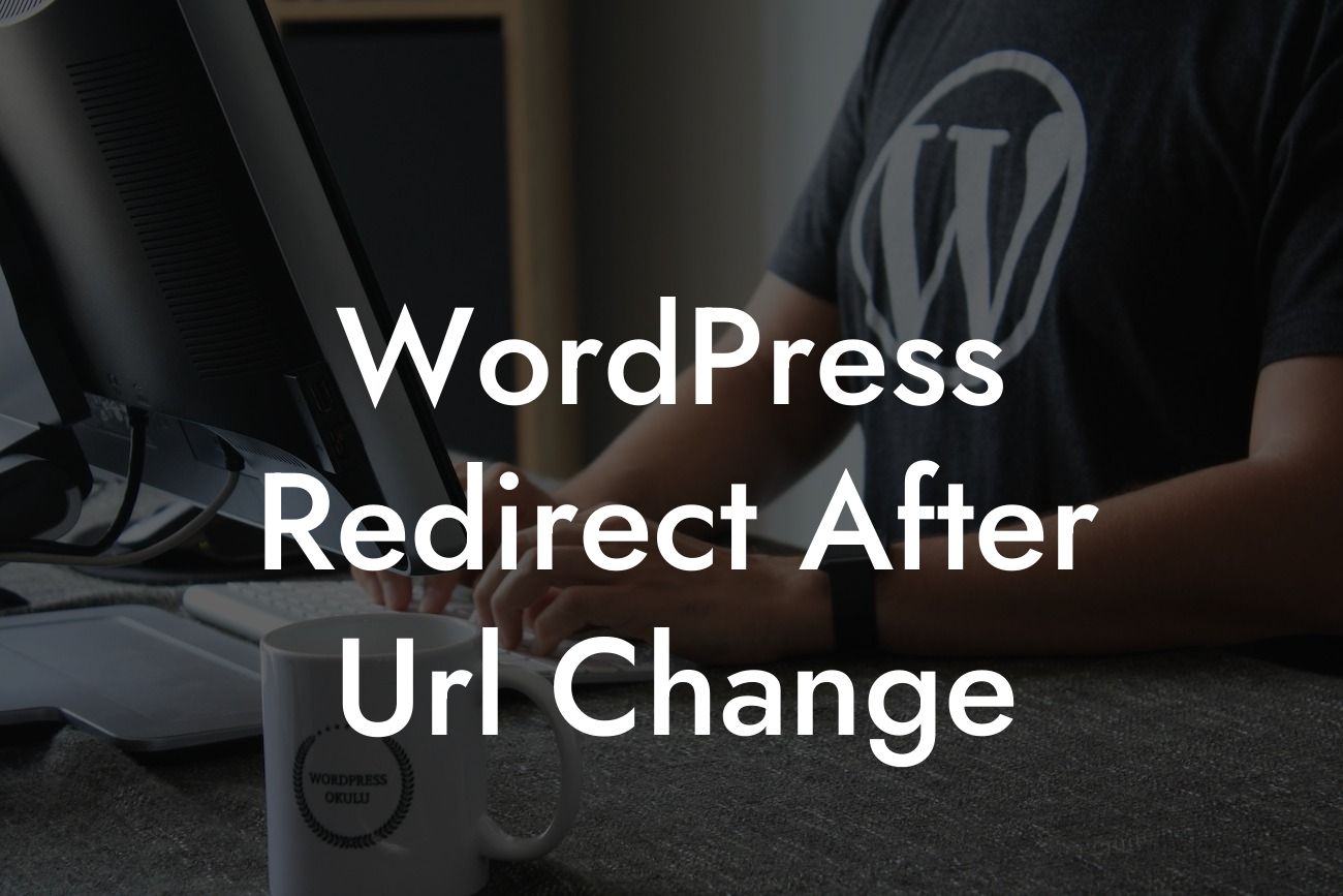 WordPress Redirect After Url Change