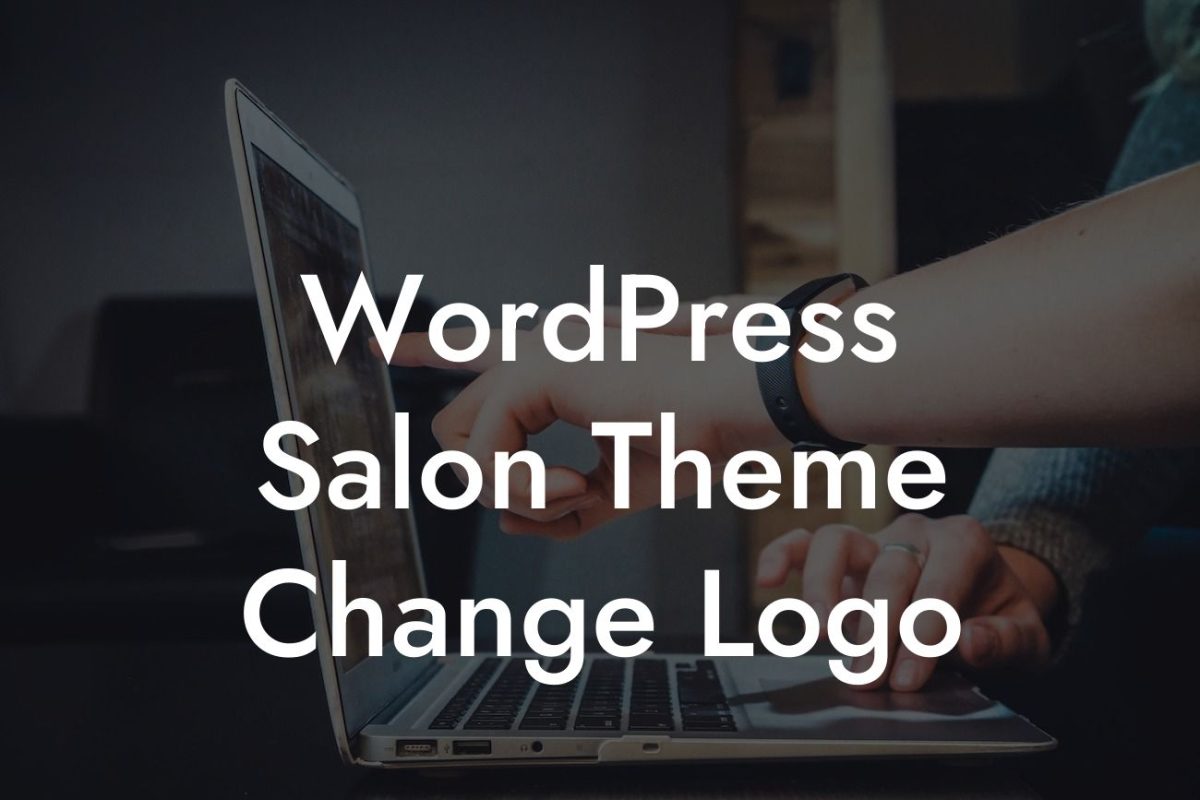 WordPress Salon Theme Change Logo