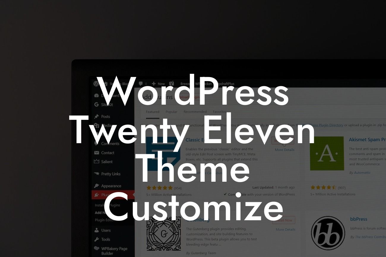 WordPress Twenty Eleven Theme Customize