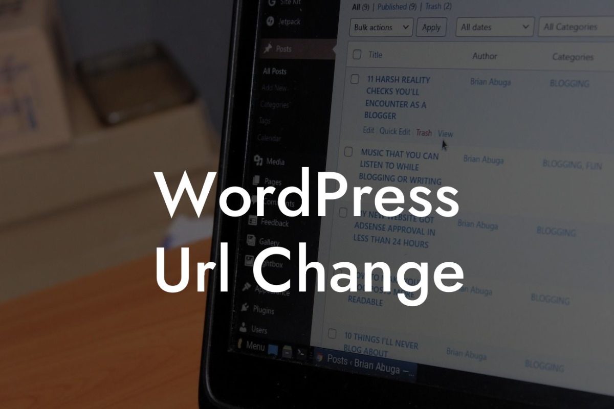 WordPress Url Change