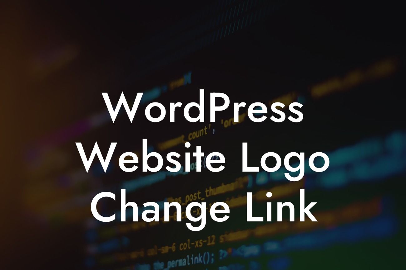 WordPress Website Logo Change Link