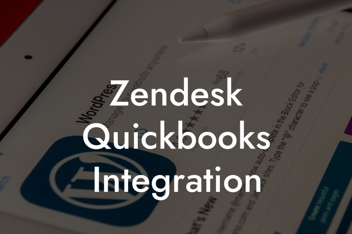 Zendesk Quickbooks Integration