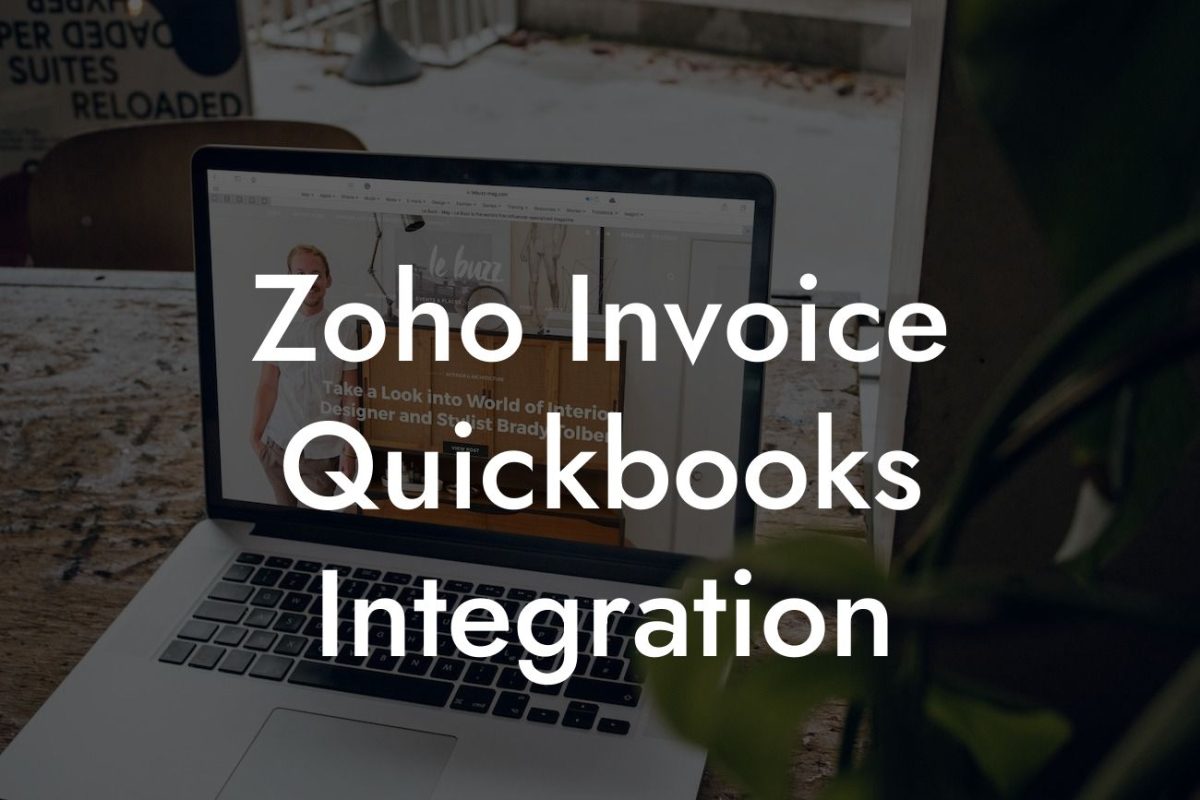 Zoho Invoice Quickbooks Integration