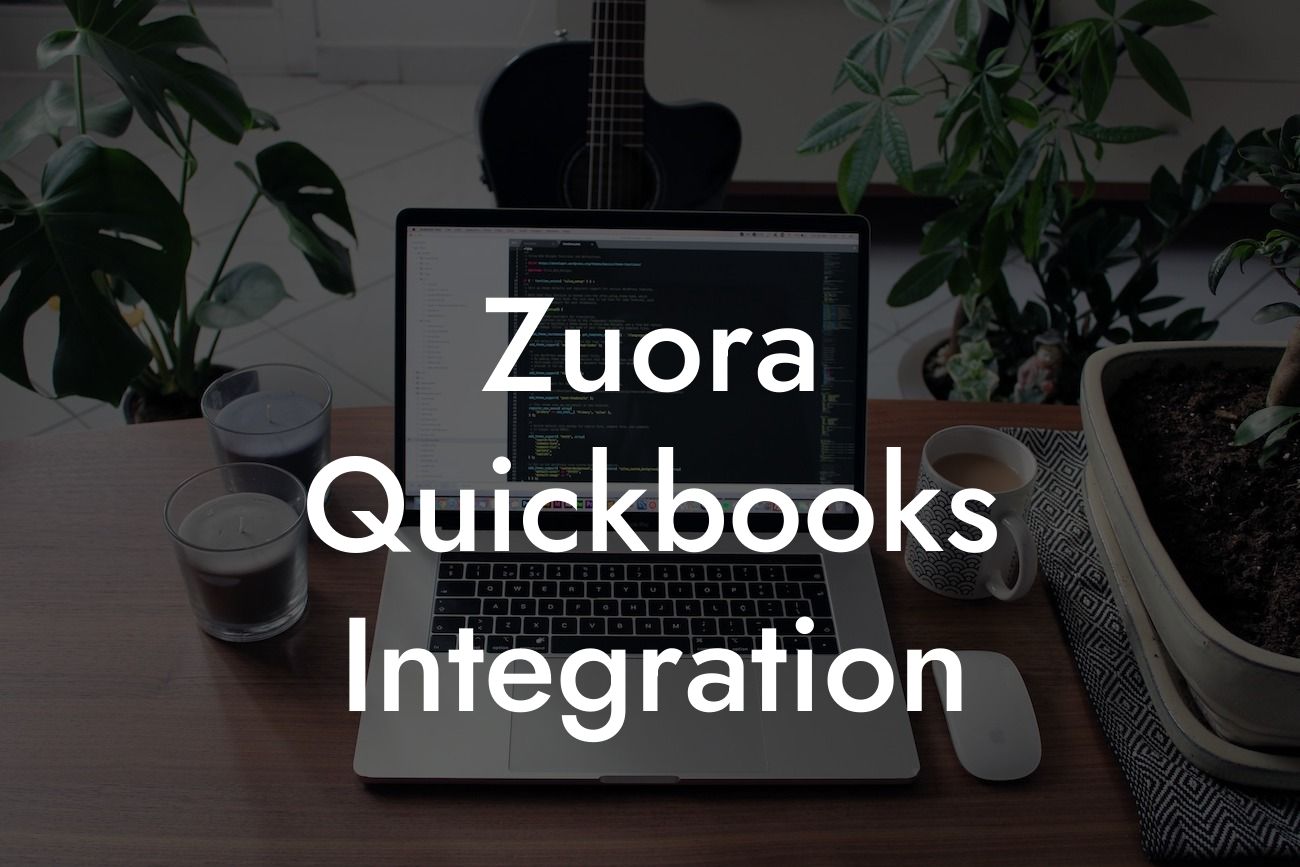 Zuora Quickbooks Integration